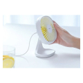 baseus pudding shape fan 3 speeds adjustable desktop cooling fan white extra photo 4