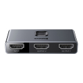 baseus matrix hdmi switcher 4k 2 in 1 space grey extra photo 2