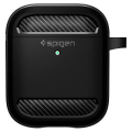 spigen rugged armor case for airpods matte black extra photo 1