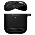 spigen rugged armor case for airpods matte black extra photo 3