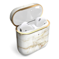 xxideal of sweden for airpods 1 2 golden pearl marble extra photo 1