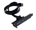 akasa ak cbub37 50l usb 31 gen2 internal adapter cable 8cm low profile 50cm extra photo 1