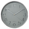 hama 186390 hama elegance wall clock 30 cm quiet silver grey extra photo 1 hama 186390 hama elegance wall clock 30 cm quiet silver grey extra photo 1