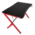 nitro concepts d12 gaming desk black red extra photo 2