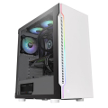 case thermaltake h200 tg snow rgb atx mid tower extra photo 1