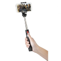 hama 04316 funstand 57 selfie stick with bluetooth remote shutter black extra photo 4