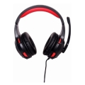 gembird ghs u 51 01 headset black red extra photo 1