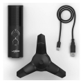 hama 186059 urage stream 750 hd illuminated streaming microphone extra photo 1