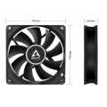 arctic f9 pwm pst fan 92x92x25 acfan00214a extra photo 3