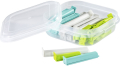 hama 111469 closure clips set with handy storage box xavax colourful 30 pcs extra photo 1