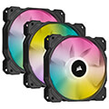 corsair icue sp120 rgb elite 120mm pwm fan triple pack with lighting node core extra photo 6
