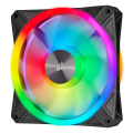 corsair icue ql140 rgb 140mm pwm dual fan kit with lighting node core extra photo 7