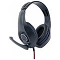 gembird ghs 05 b gaming headset with volume control blue black 35 mm extra photo 1