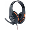 gembird ghs 05 o gaming headset with volume control orange black 35 mm extra photo 1