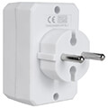 maclean mce212 triple flat universal plug 16a max3680w extra photo 1