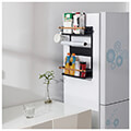 maclean mc 910 magnetic shelf for a fridge washing machine black 12kg max extra photo 1