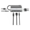 hama 200143 connect2mobile v2 usb c 3 x usb a vga hdmi ethernet hub multiport 7 ports extra photo 2