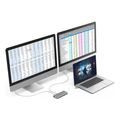 hama 200143 connect2mobile v2 usb c 3 x usb a vga hdmi ethernet hub multiport 7 ports extra photo 8