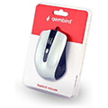 gembird mus 4b 01 bs optical mouse usb black silver extra photo 2