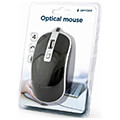 gembird mus 4b 06 bs optical mouse usb black silver extra photo 3
