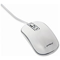 gembird mus 4b 06 ws optical mouse usb white silver extra photo 1