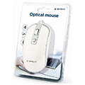 gembird mus 4b 06 ws optical mouse usb white silver extra photo 3
