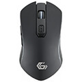 gembird musgw 6bl 01 6 button rechargeable wireless rgb gaming mouse firebolt black extra photo 3