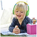 hama 184107 kids guard children s headphones on ear volume limiter flexible green extra photo 5