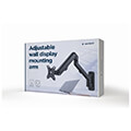 gembird ma wa1 02 adjustable wall display mounting arm up to 27 7 kg extra photo 2 gembird ma wa1 02 adjustable wall display mounting arm up to 27 7 kg extra photo 2