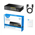 cudy fs1006pl switch 8 port 10 100m poe switch with 2 uplink ports extra photo 4