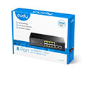 cudy fs1006pl switch 8 port 10 100m poe switch with 2 uplink ports extra photo 5