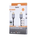hama 205239 ultra high speed hdmi cable plug plug 8k metal ethernet 20 m extra photo 1