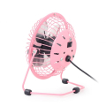 gembird nf 03 mx 4 usb desktop fan pink extra photo 2