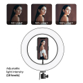 maclean led lamp ring type lamp with a tripod 11m 10 12w self timer bluetooth 3000k 6500k extra photo 6