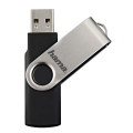 hama 108071 rotate usb flash drive usb 20 128gb 10 mb s black silver extra photo 3