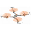 syma z4w quad copter 24g foldable drone hd camera orange extra photo 2