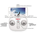 syma x22sw quad copter 24g 4 channel with gyro camera white extra photo 1