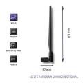 qoltec 4g lte antenna omnidirectional 7dbi indoor extra photo 3
