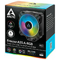 arctic freezer a35 argb cpu cooler compatible with am4 acfre00115a extra photo 1