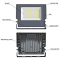 forever light floodlight led aspire 10w 4500k 1100lm 230v extra photo 1