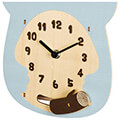hama 186398 koala children s wall clock quiet wood extra photo 1