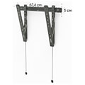 hama 220845 tilt ultraslim tv wall bracket 229 cm 90 600 x 400 flat anthracite extra photo 7