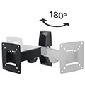 hama 220820 tv wall bracket swivel tilt 66 cm 26 up to 15 kg extra photo 2