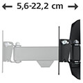 hama 220820 tv wall bracket swivel tilt 66 cm 26 up to 15 kg extra photo 3