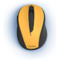 hama 173029 mw 400 v2 optical 6 button wireless mouse ergonomic usb signal yellow extra photo 1