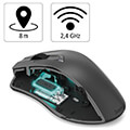 hama 173016 mw 900 v2 7 button laser wireless mouse dark grey extra photo 4