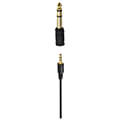 hama 181144 shelltv tv headphones over ear one sided long cable 6 m black extra photo 3