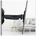 hama 220826 fullmotion tv wall bracket 3 stars 122 cm 48 1 arm black extra photo 1