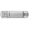 hama 124162 c laeta usb flash drive type c usb 31 usb 30 32 gb 40 mb s silver extra photo 2