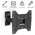 hama 220821 tv wall bracket swivel tilt 122 cm 48 up to 20 kg extra photo 8